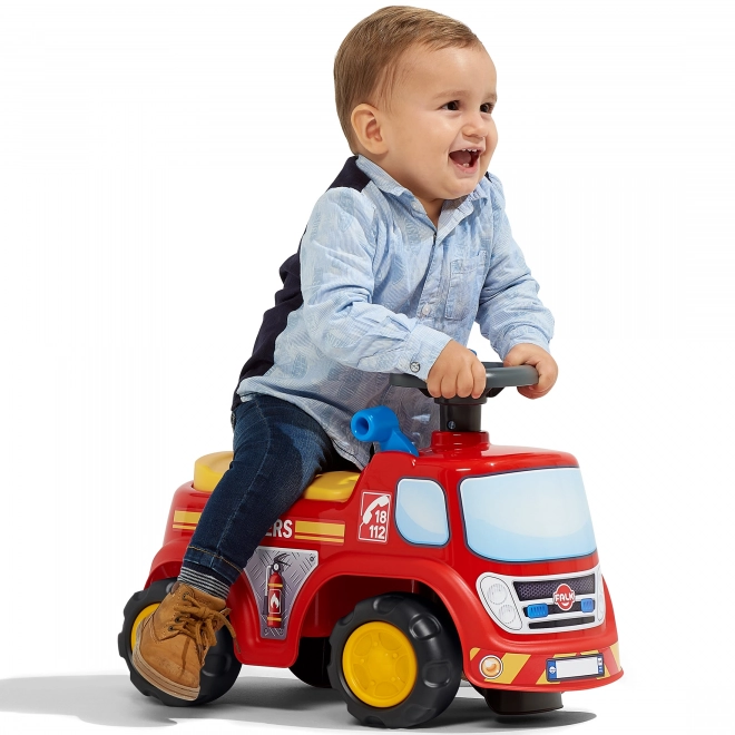 Rijdende brandweerwagen met claxon voor kinderen van FALK