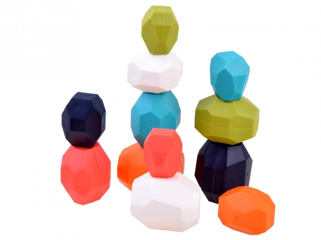 Construction Stones for Balancing and Building Pyramids