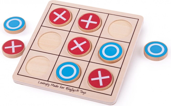 Houten boter-kaas-en-eieren BIGJIGS TOYS naturel