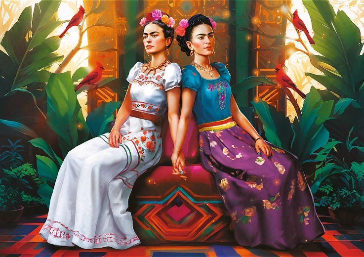 Puzzel TREFL Premium Plus Frida Kahlo: De twee ikken 1000 stukjes
