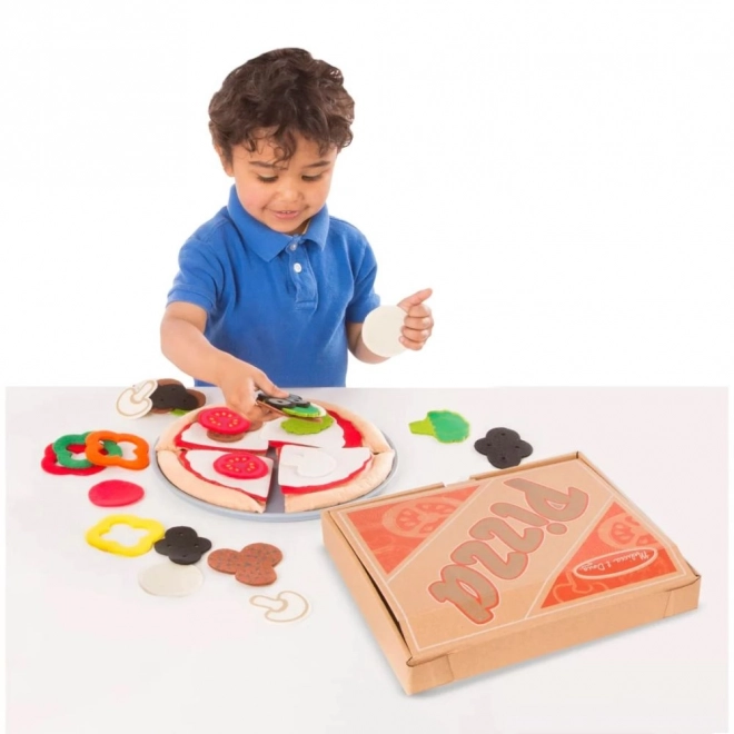 Pizza Set with Felt Material Melissa & Doug