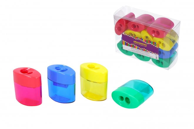 Plastic puntenslijper met reservoir