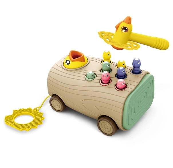 Houten speelgoed WOOPIE voor kinderen - hamer en magnetisch spel