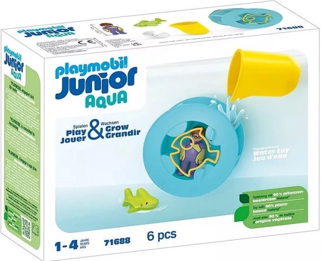 Playmobil Junior Aqua Wassermühle mit kleinem Hai