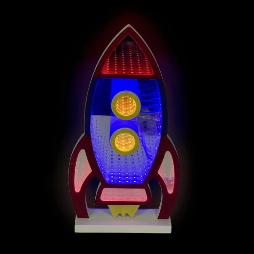 2Kids Toys LED Neonschild-Lampe Rakete