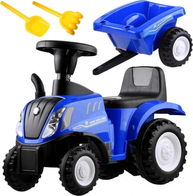 Children's Balance Tractor with Trailer New Holland