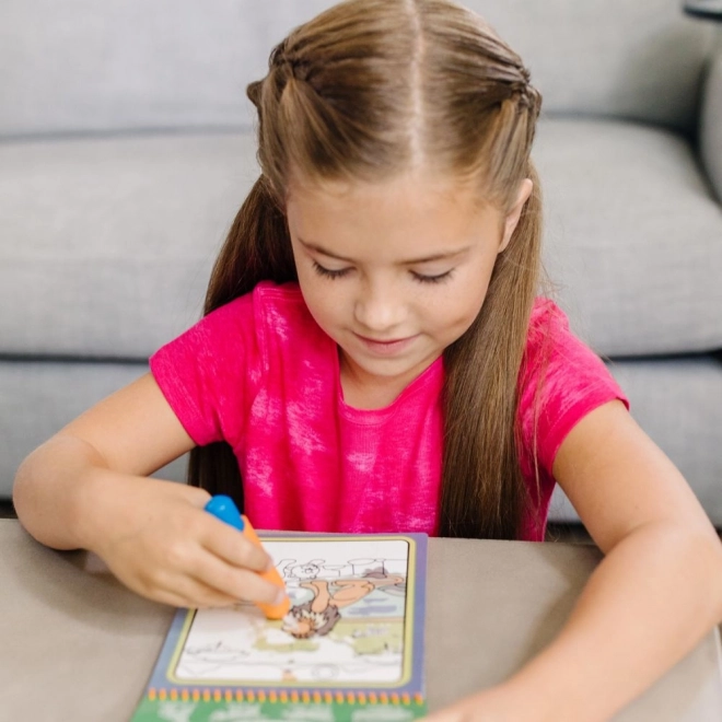 Safari Wasserfarben WaterWow Malbuch für Kinder