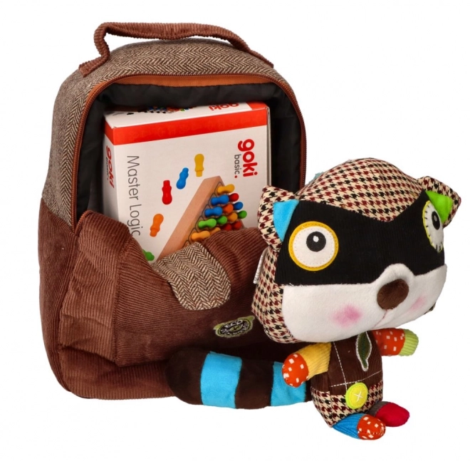 Kinder Rucksack EcoSnoopers mit Waschbär