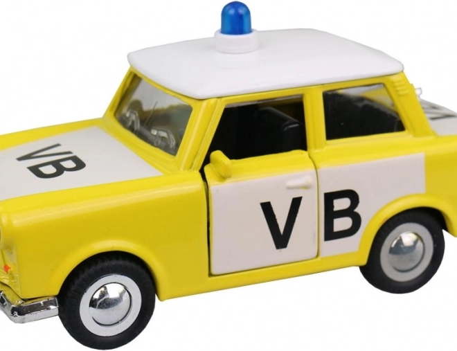 Auto Trabant Politie Metaal 12 cm