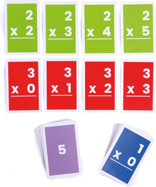 Bigjigs Toys vermenigvuldigingskaartjes 1–6
