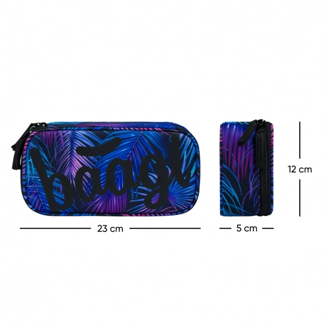BAAGL 3 SET Core Palm: backpack, pencil case, drawstring bag