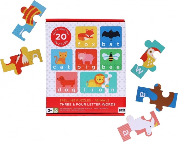 PETIT COLLAGE Mein erstes Buchstabieren – Tierpuzzles