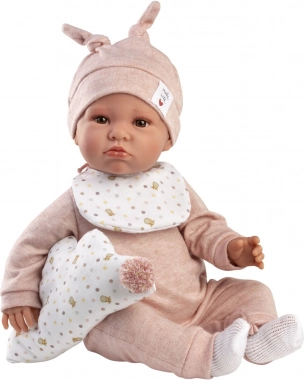 Realistische babypop met geluiden en zacht lichaam 45 cm