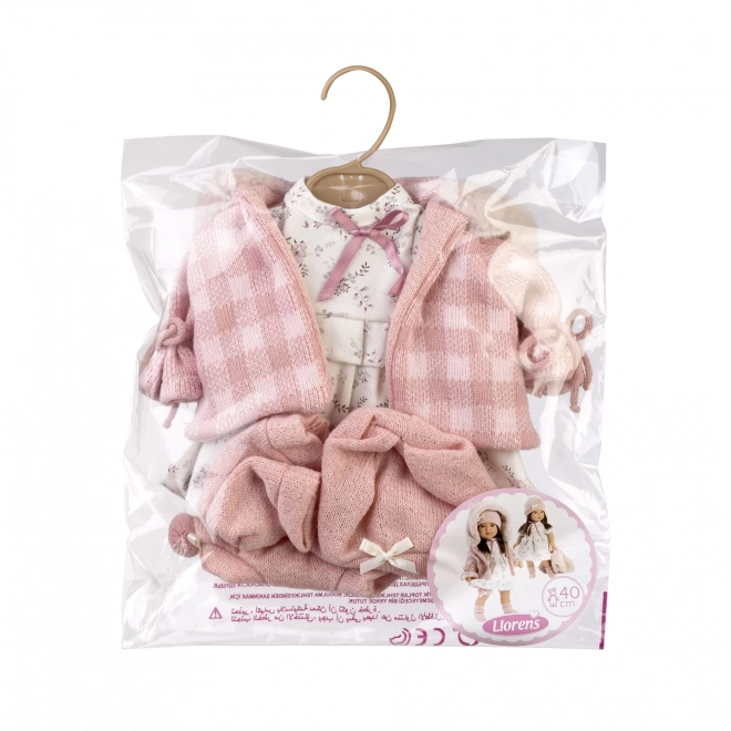 kleertjes voor pop Llorens grootte 40 cm