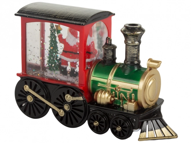 Weihnachtslaterne Lokomotive mit LED-Beleuchtung