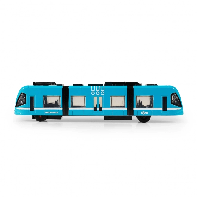 Moderne metalen tram DPO Ostrava 23 cm