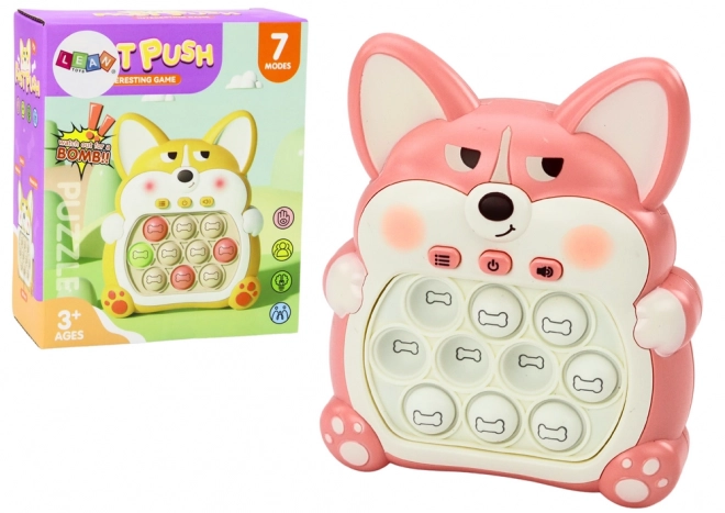 Skill Game Console Pop-It Pink Fox 7-Mode