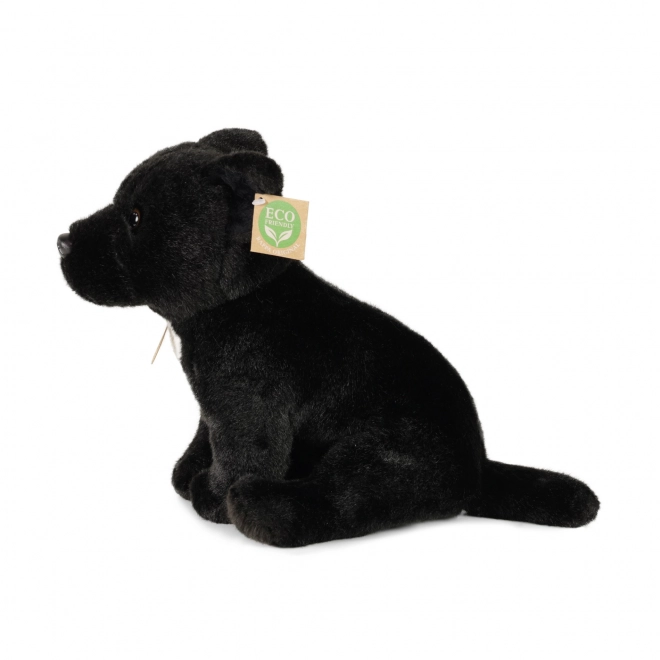 Pluche Staffordshire Bull Terrier 30 cm zwart ECO-FRIENDLY