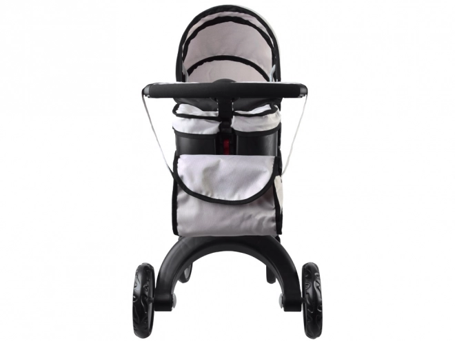 Grote diepe wandelwagen voor poppen – Beige