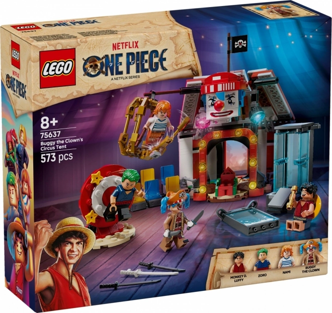 Jeu de construction LEGO ONE PIECE – chapiteau de cirque du clown Baggy