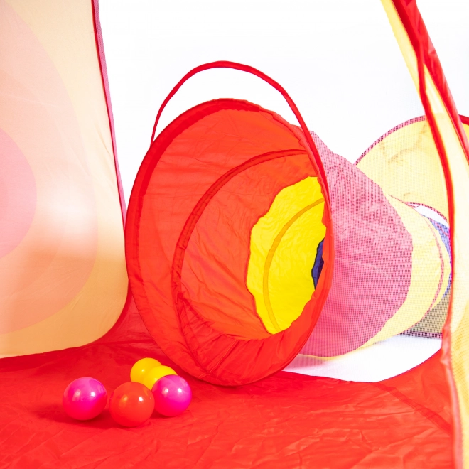 Tent met tunnel en ballen