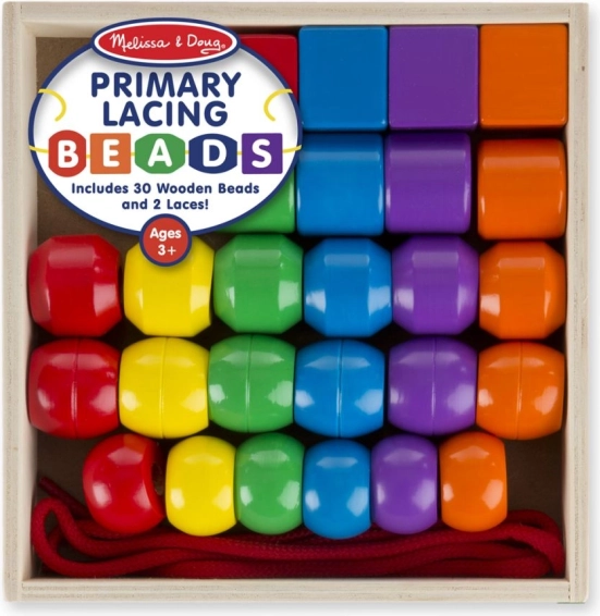 Grosses perles à enfiler pour enfants