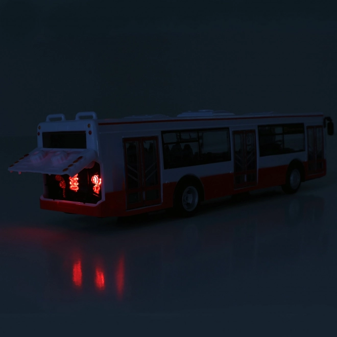 Czech Speaking Toy Bus 28 cm
