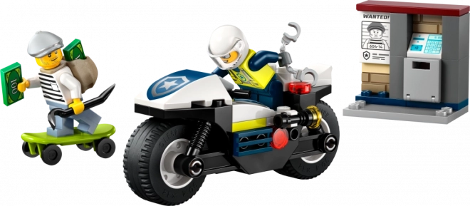 Lego City Politie: Achtervolging op de motor