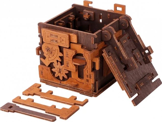 Houten puzzeldoos escape room 149 stukjes