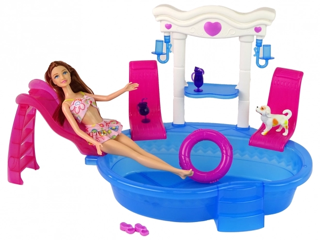 Zwembadglijbaan Accessoires voor Kinderpoppen