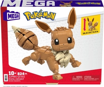 MEGA POKÉMON building set jumbo Eevee 28 cm (824 pieces)
