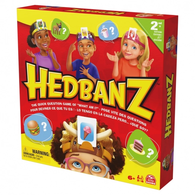 Gezelschapsspel Hedbanz - het raden van personages en objecten