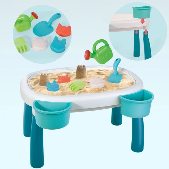 Woopie water- en zandtafel 2v1, 7 stuks