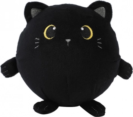 squishy mascot black kitten 15 cm