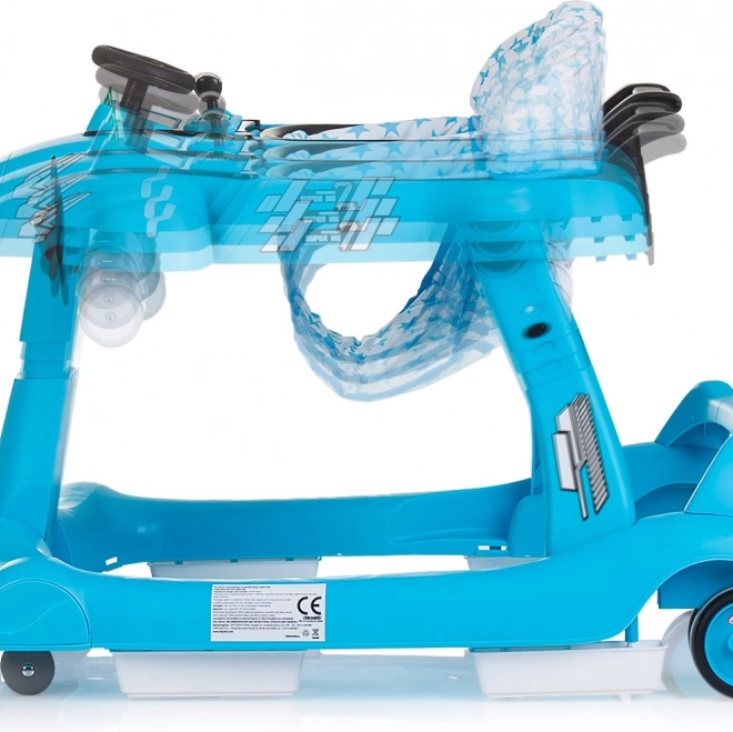 Looptrainer Chipolino Vliegtuig 3v1 Blauw