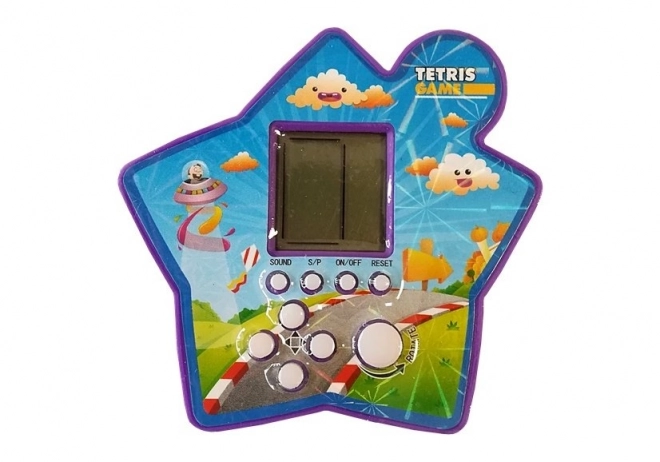 Taschen-Elektronikspiel Tetris Lila