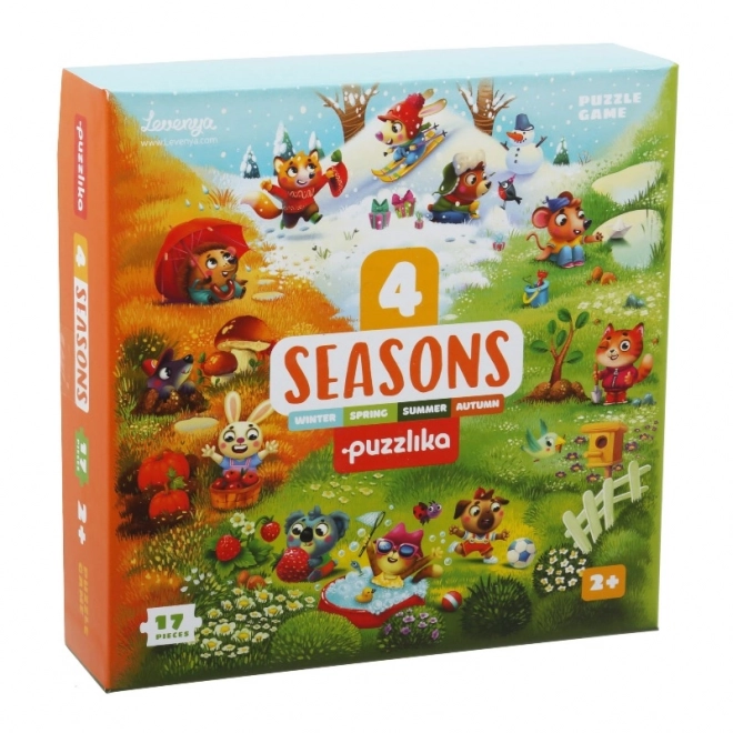 Puzzlika Vier Seizoenen educatieve puzzel voor kinderen