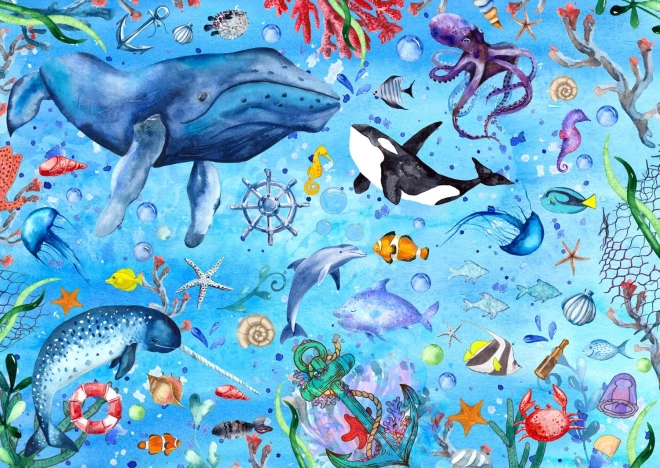 Puzzle Deep Blue Sea 1000 Pieces ENJOY