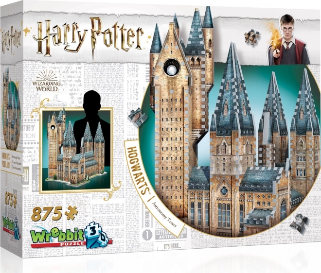 WREBBIT 3D puzzel Harry Potter: Zweinstein, Astronomietoren 875 stukjes