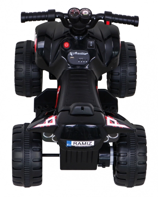 Rapide quad électrique pour enfants jaune – Noir