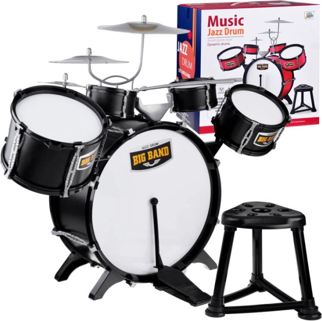Grands tambours rock cymbales baguettes + tabouret IN0161 CY