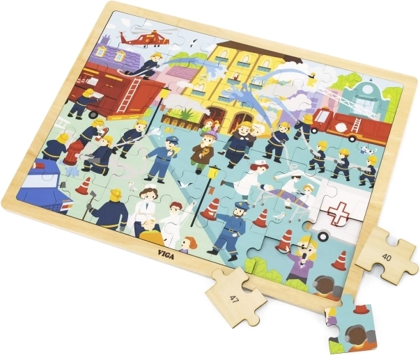 Colorful firefighters theme kids love