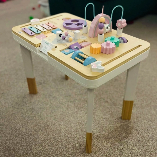 Interactieve Montessori tafel Lulilo roze