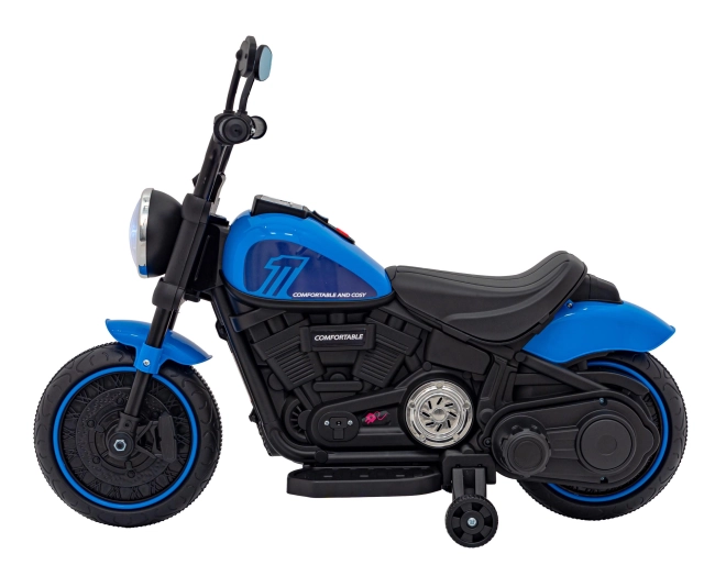 Motorrad Chopper FASTER – Blau