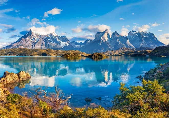 Puzzle 500 Pieces Torres Del Paine Mountains Patagonia Chile