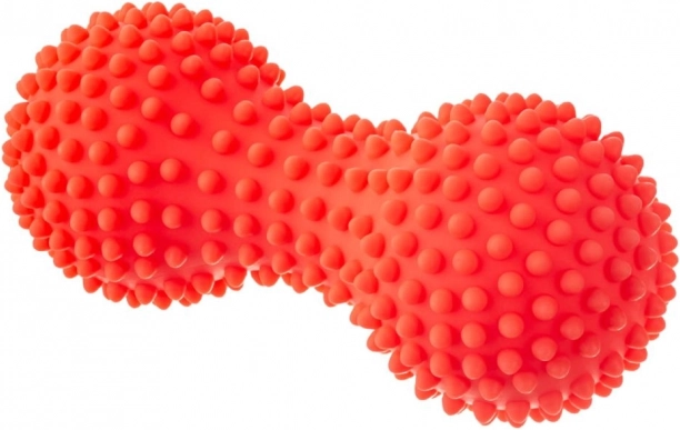 Massagebal duoball egel rood