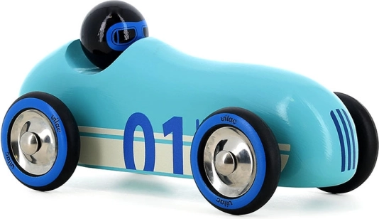 Vilac Voiture en bois Old Sport turquoise