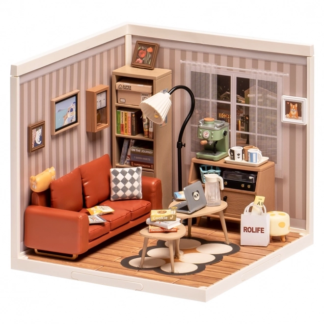 RoboTime miniature de maison salon confortable