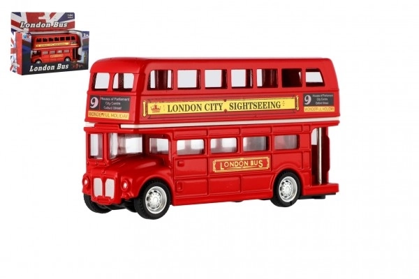 Rode dubbeldekker Londen 12 cm