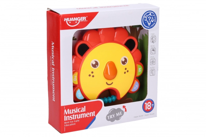 Klavier mit Melodien Löwe mit effektiven Tasten